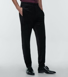 Saint Laurent - Tapered velvet pants