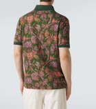 Etro Floral cotton piqué polo shirt
