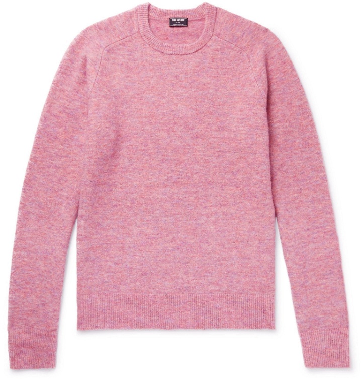 Photo: Todd Snyder - Mélange Knitted Sweater - Pink