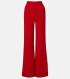 Elie Saab High-rise cady flared pants