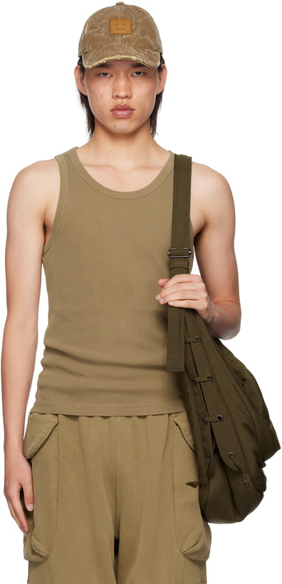 Photo: Entire Studios Brown Rib Tank Top