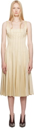 16Arlington Yellow Amalia Midi Dress