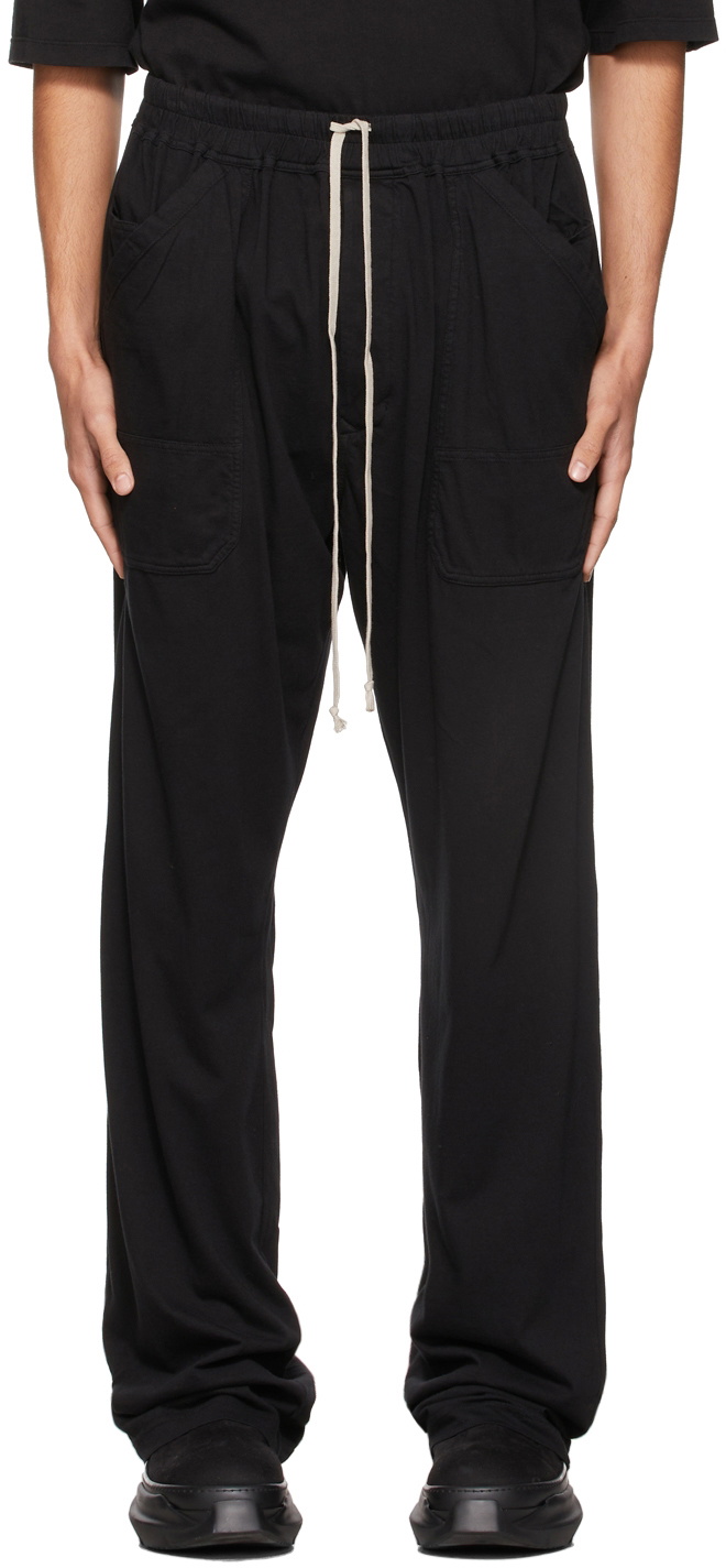 Rick Owens Drkshdw Black MT Long Lounge Pants Rick Owens Drkshdw