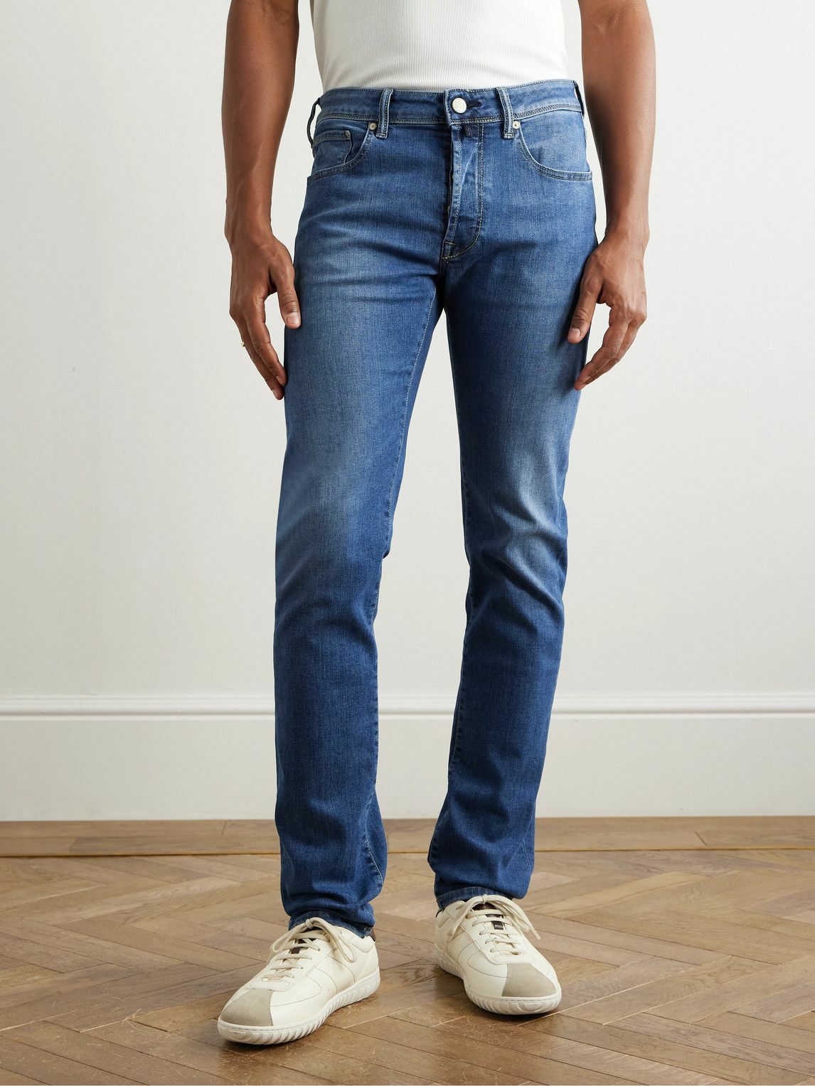 Incotex - Blue Division Slim-Fit Straight-Leg Jeans - Blue
