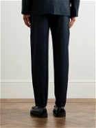 A.P.C. - Pieter Straight-Leg Pleated Suit Trousers - Blue