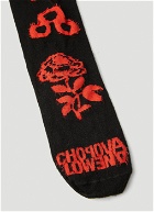 Chopova Lowena - Graphic Print Socks in Black