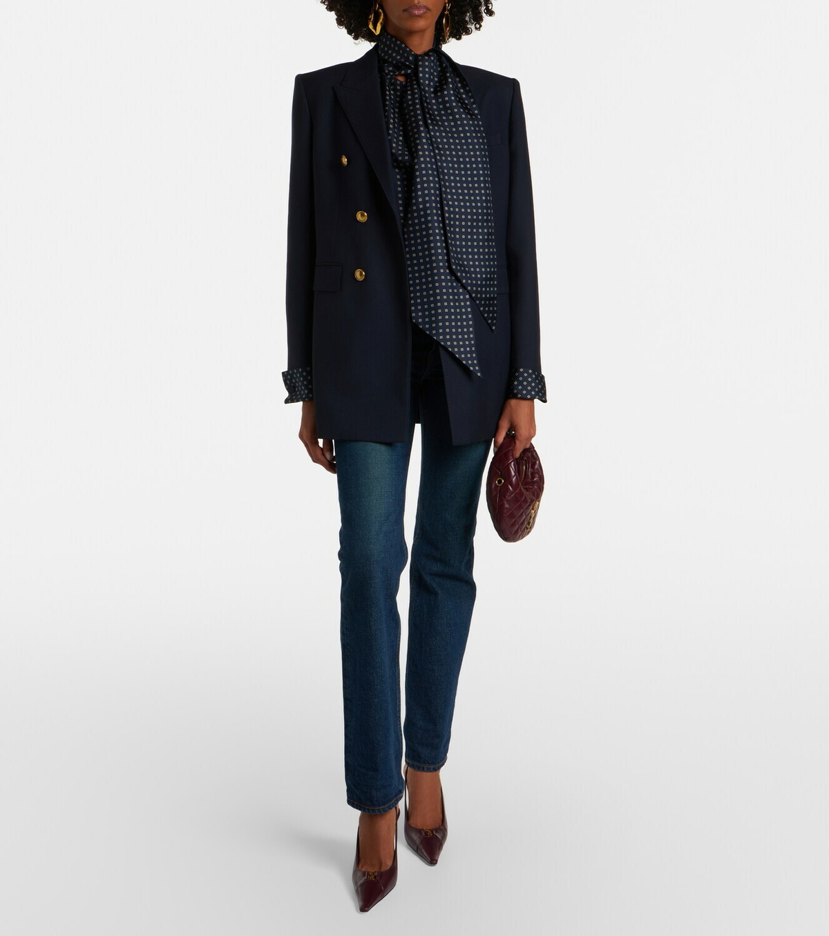 Saint Laurent Icarino Mini leather top-handle bag