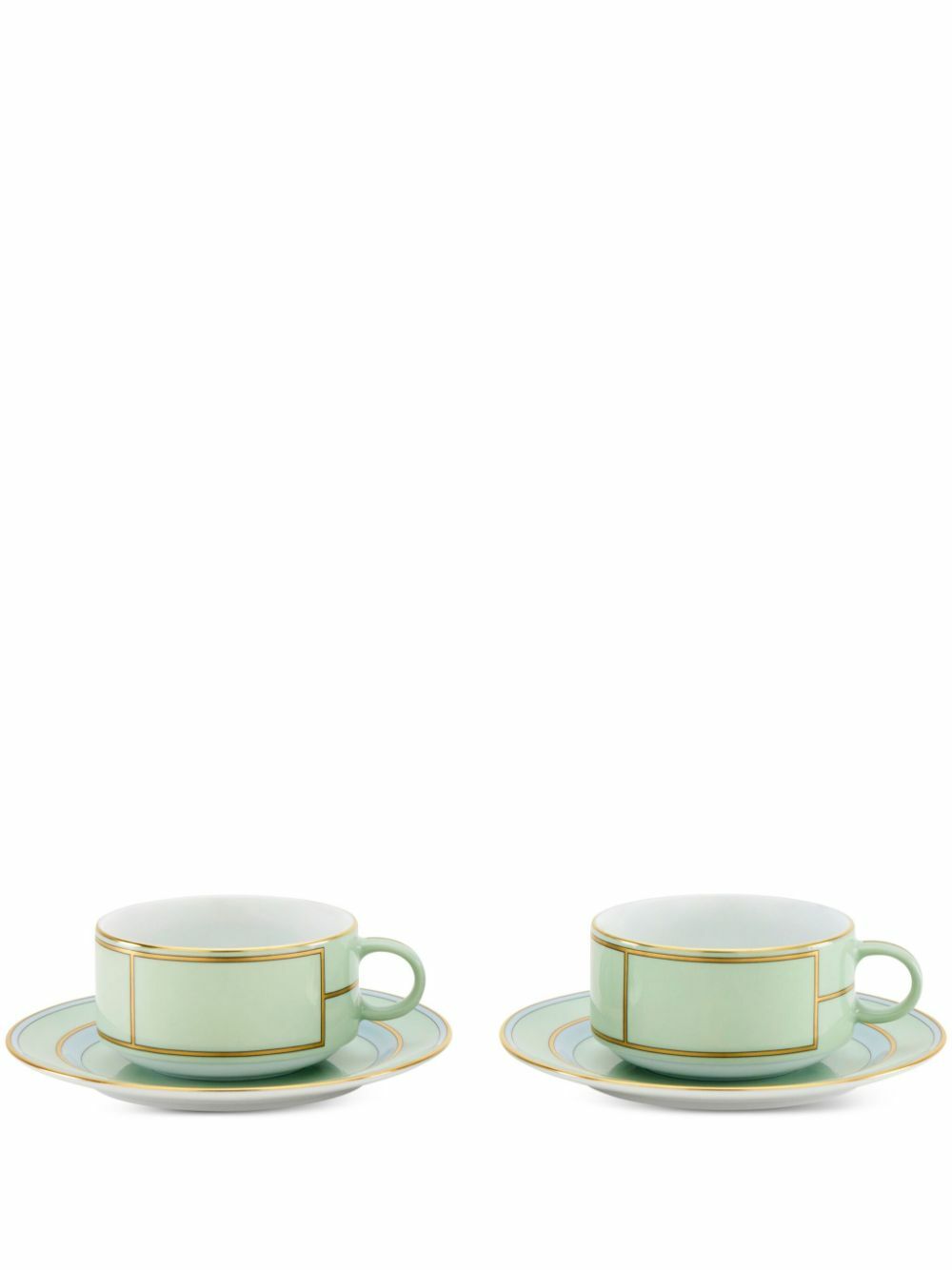 Floral Serving Plate Green by Ginori 1735