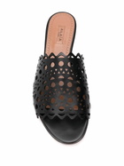ALAÏA - Vienne Leather Flat Mules