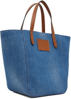 JW Anderson Blue Belt Cabas Denim Tote