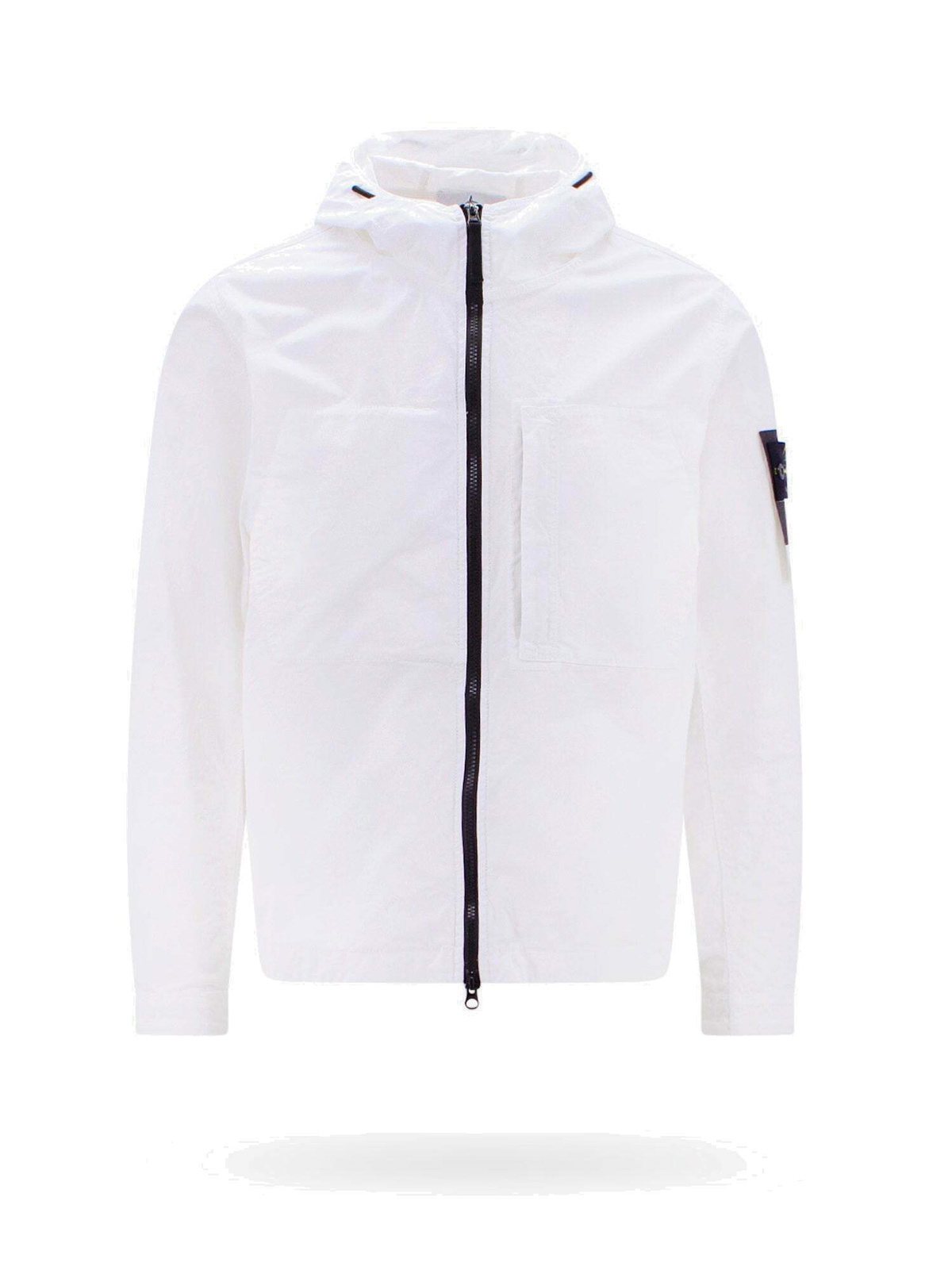 Stone Island Jacket White Mens Stone Island