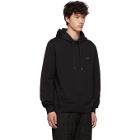Dolce and Gabbana Black Plaque Hoodie