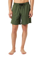 MC2 Saint Barth Man Military Green Comfort And Stretch Swim Shorts