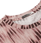 Isabel Marant - Waris Tie-Dyed Cotton-Jersey T-Shirt - Burgundy