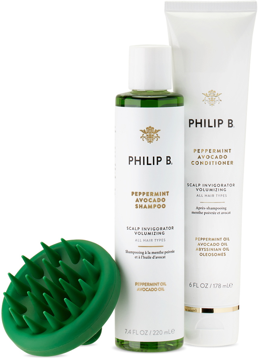 Philip B Peppermint Avocado Scalp Invigorating Kit