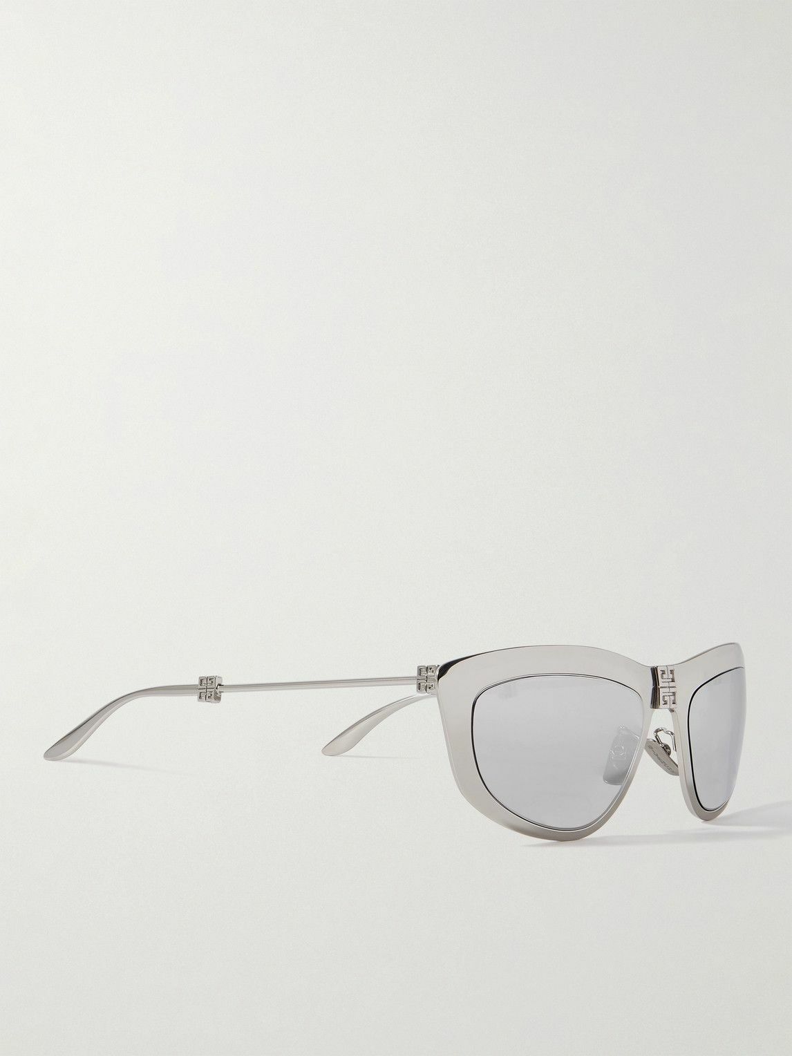 Givenchy Mirrored DFrame SilverTone Sunglasses Givenchy