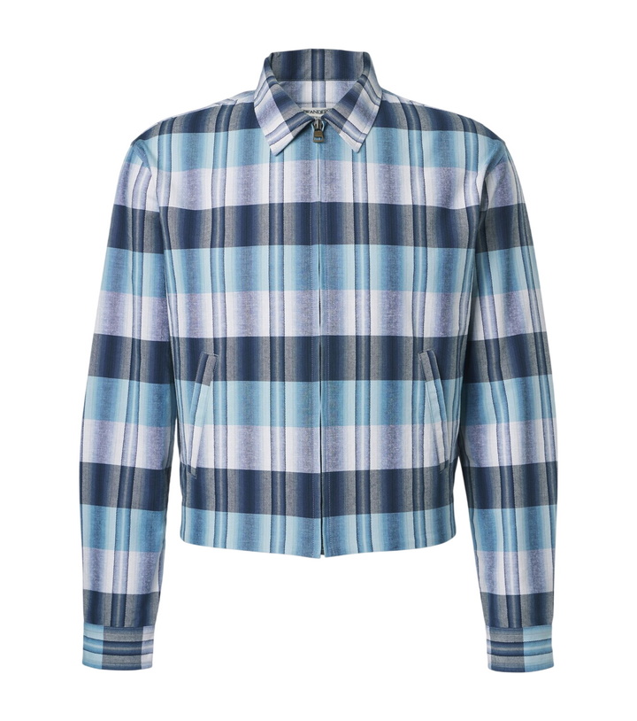 Photo: JW Anderson Checked cotton blouson jacket