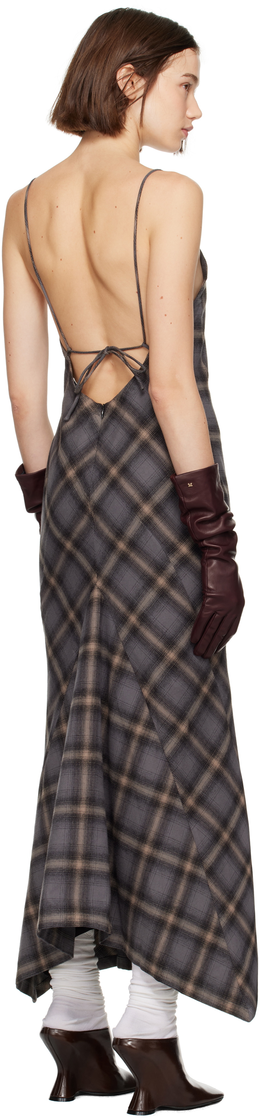 OUR LEGACY Gray Naiad Maxi Dress