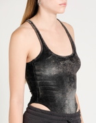 Diesel Womens Bodysuit Charcoal