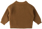 The Animals Observatory Baby Brown Bull Sweater