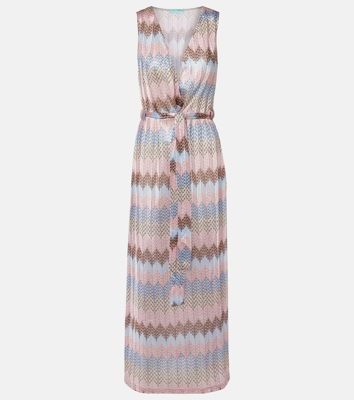 Melissa Odabash Bria belted knitted maxi dress