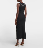 Loewe Anagram cotton-blend midi dress