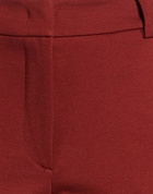 Manila Grace Womens Pants Burgundy