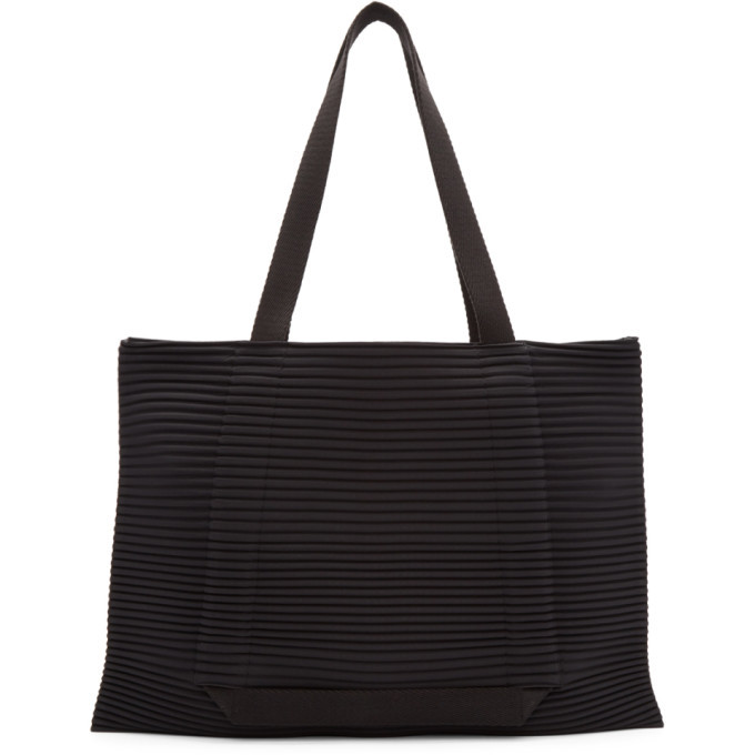 Homme Plisse Issey Miyake Black Pleats Flat Bag