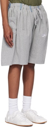 Bless Gray & Blue Nº69 Overjoggingshorts Shorts