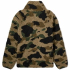 A Bathing Ape Men's 1St Camo Metal One Point Fleece Jacket in Green