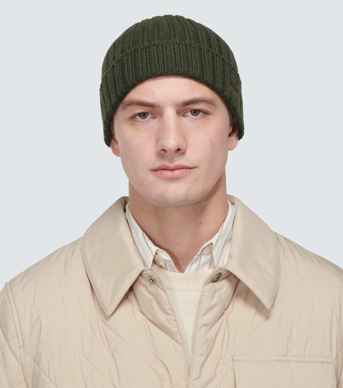 Loro Piana Ribbed-knit cashmere beanie