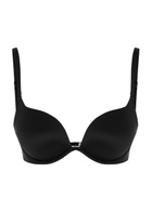 Wolford Sheer Touch Satin Push-up bra Black