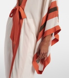 Adriana Degreas Striped kaftan