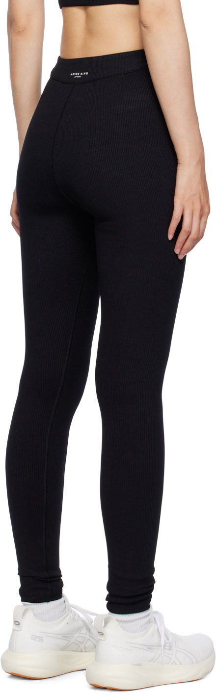 ANINE BING Black Aimee Leggings