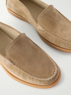 Saman Amel - City Suede Loafers - Brown