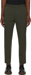 Solid Homme Wool-Blend Twill Trousers