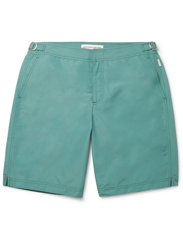 Photo: ORLEBAR BROWN - Dane III Long-Length Swim Shorts - Green