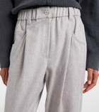 Brunello Cucinelli Monili wool tapered pants