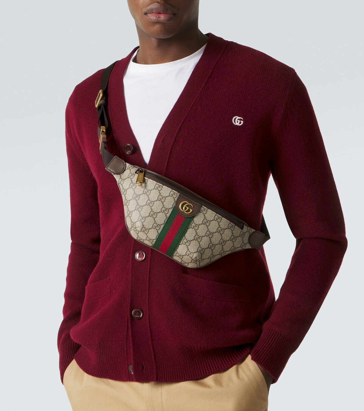 Gucci Ophidia GG Canvas Small belt bag
