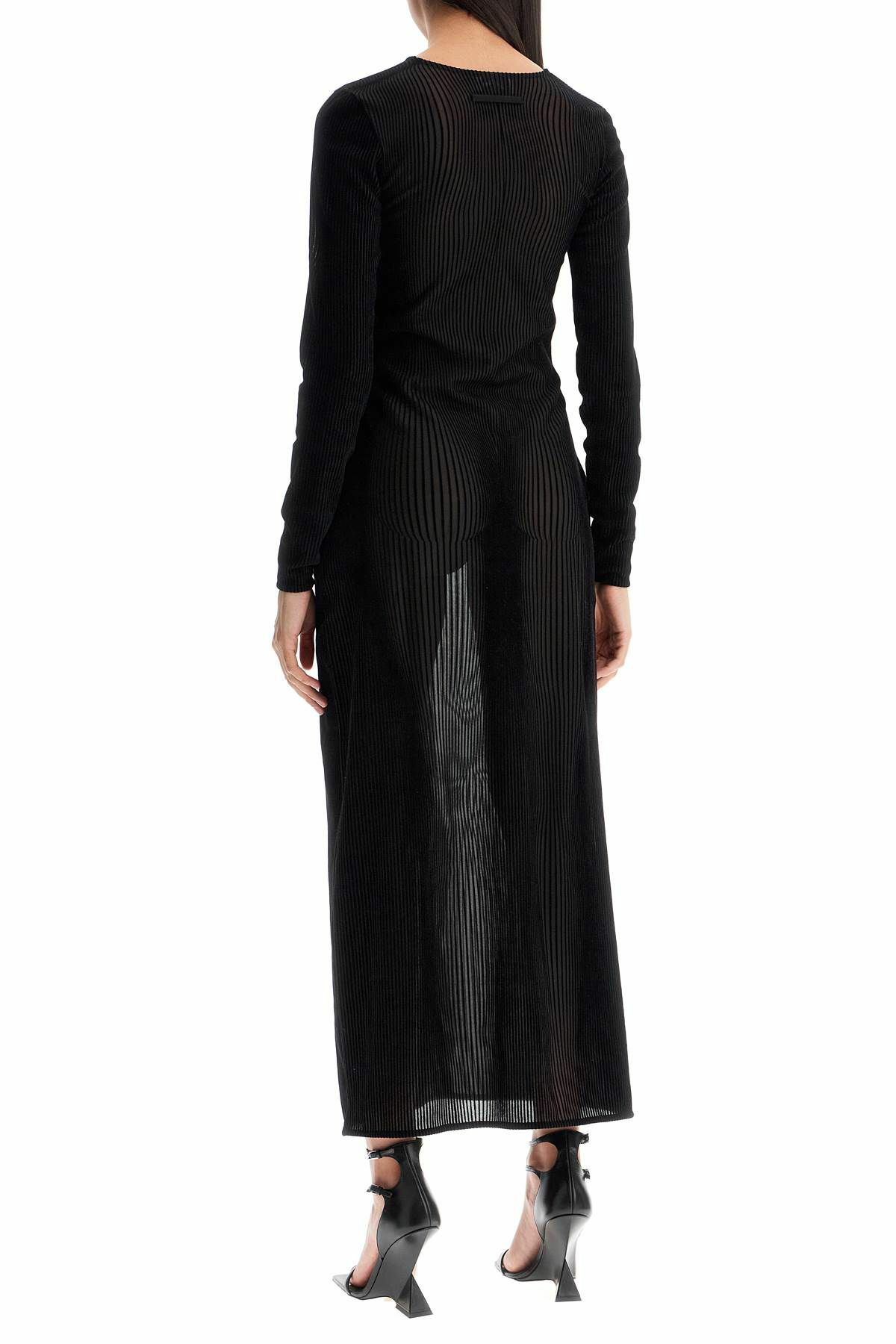 ワンピース JEAN PAUL GAULTIER Woman Dress Black 2431FRO235T567 0000 Jean Paul Gaultier Women's Overall Buckle Maxi Dress in