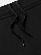Burberry - Printed Cotton-Jersey Sweatpants - Black
