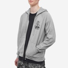 Polar Skate Co. Men's Devil Man Zip Hoody in Heather Grey