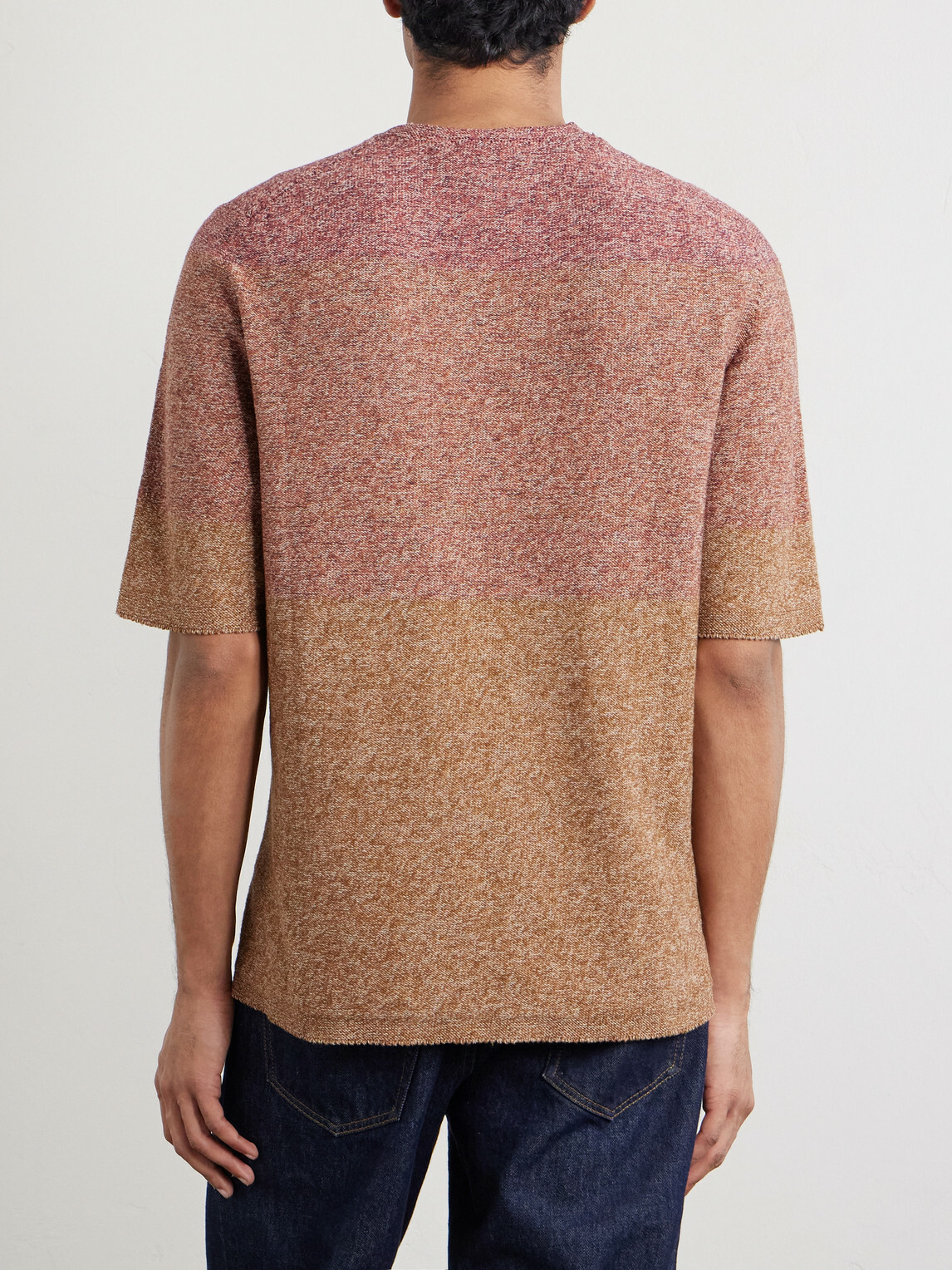 Inis Meáin - Scail Linen and Cotton-Blend T-Shirt - Brown