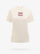 Miu Miu   T Shirt Beige   Womens