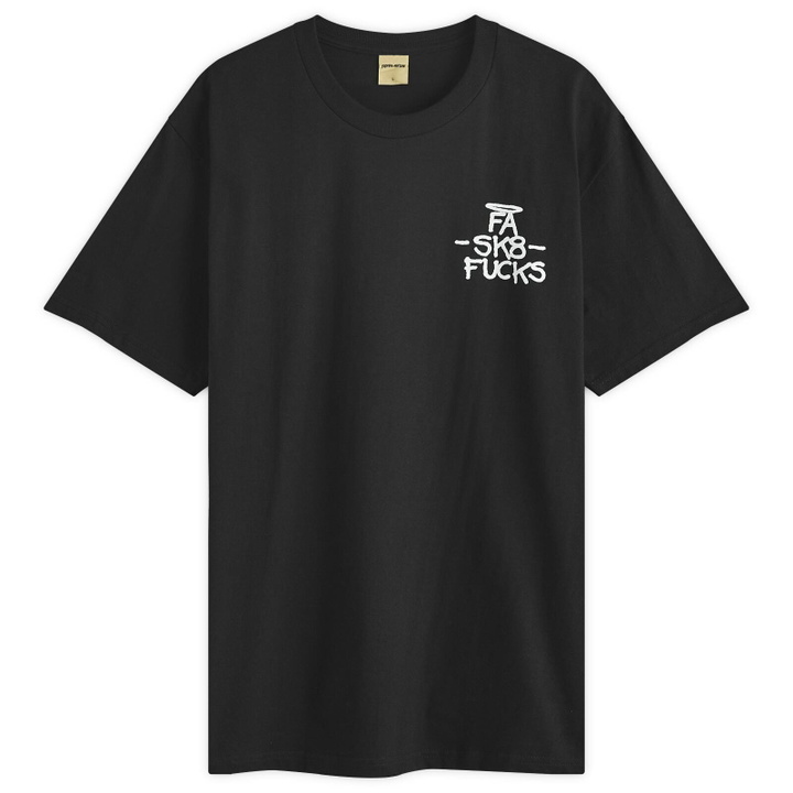 Photo: Fucking Awesome Men's SK8 Fucks T-Shirt in Black