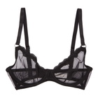 Fleur du Mal Black Tulle Bra