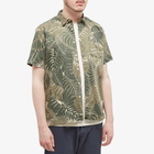 Barbour Men's Cornwall Short Sleeve Summer Shirt in Olive