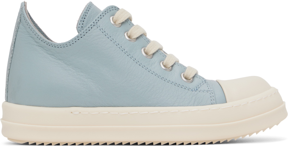 Rick Owens Kids Blue Porterville Low Sneaks Sneakers Rick Owens