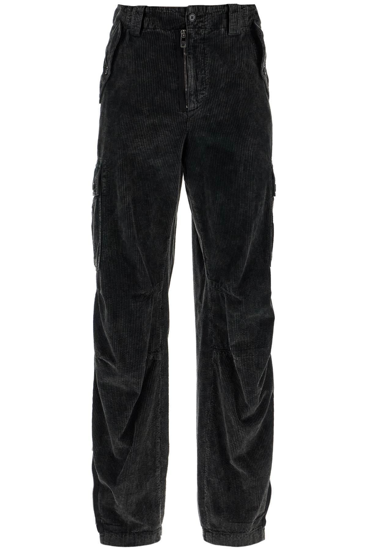 パンツ 00s dolce&gabbana navy corduroy cargo DOLCE & GABBANA corduroy cargo pants Grey Dolce & Gabbana