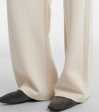 'S Max Mara Cotton-blend jersey wide-leg sweatpants